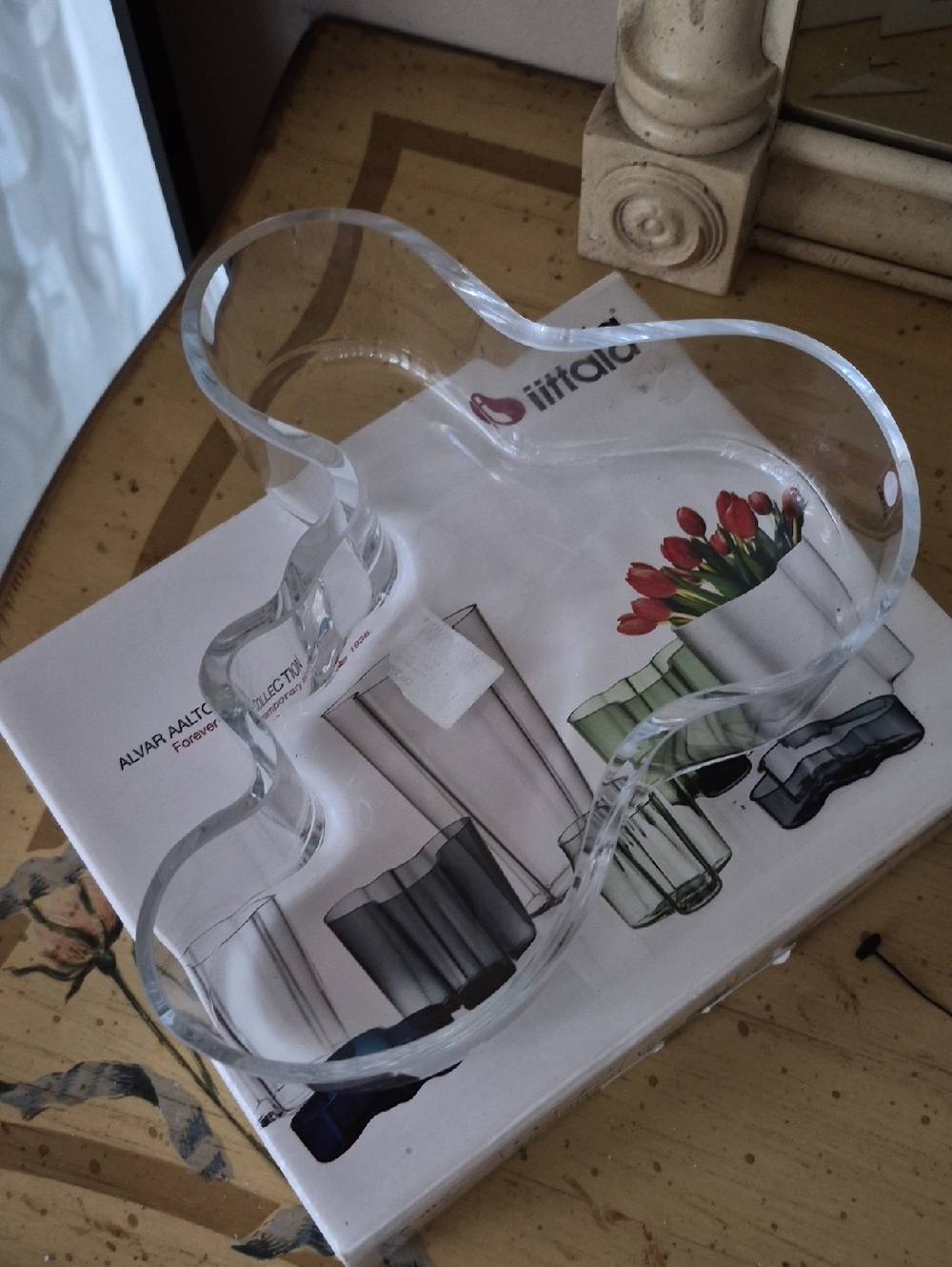Iittala Contemporary Finnish Alvar Aalto Malja 2"-50mm Clear Bowl Art Decor NEW